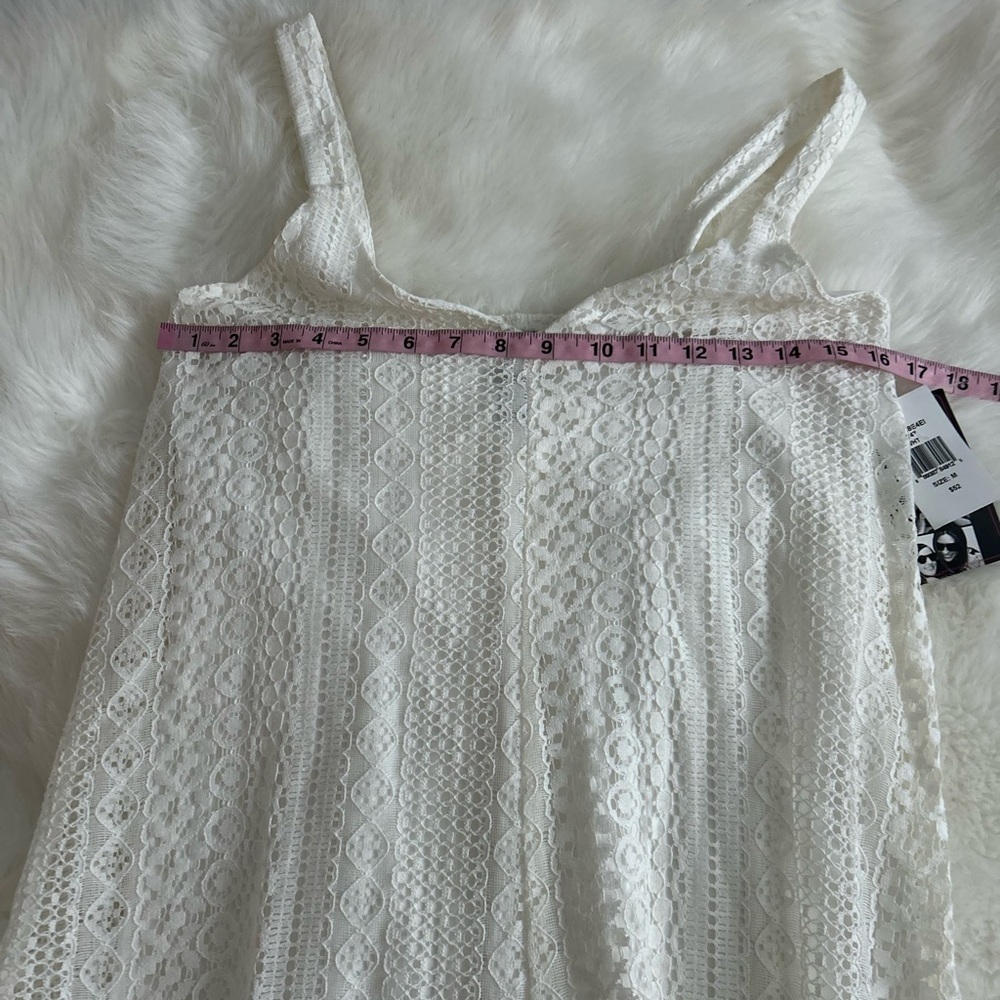 Trixxi white lace fringe dress - Picture 9 of 15